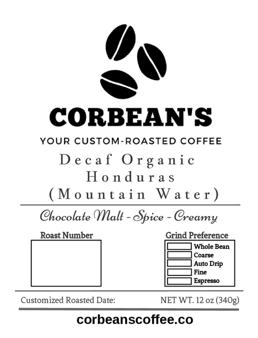 Decaf Organic Honduras (MWP)